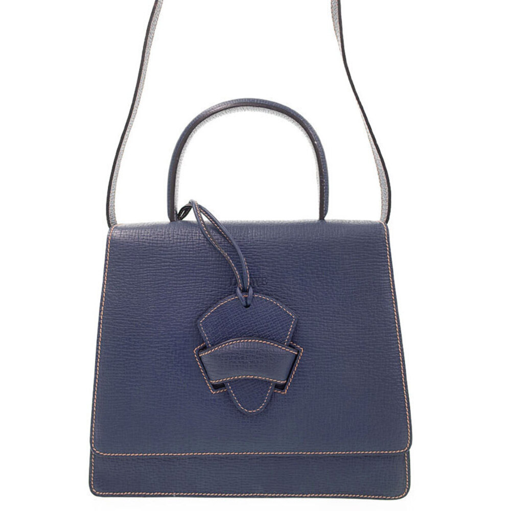 LOEWE Barcelona 2way Handbag Leather Shoulder Bag